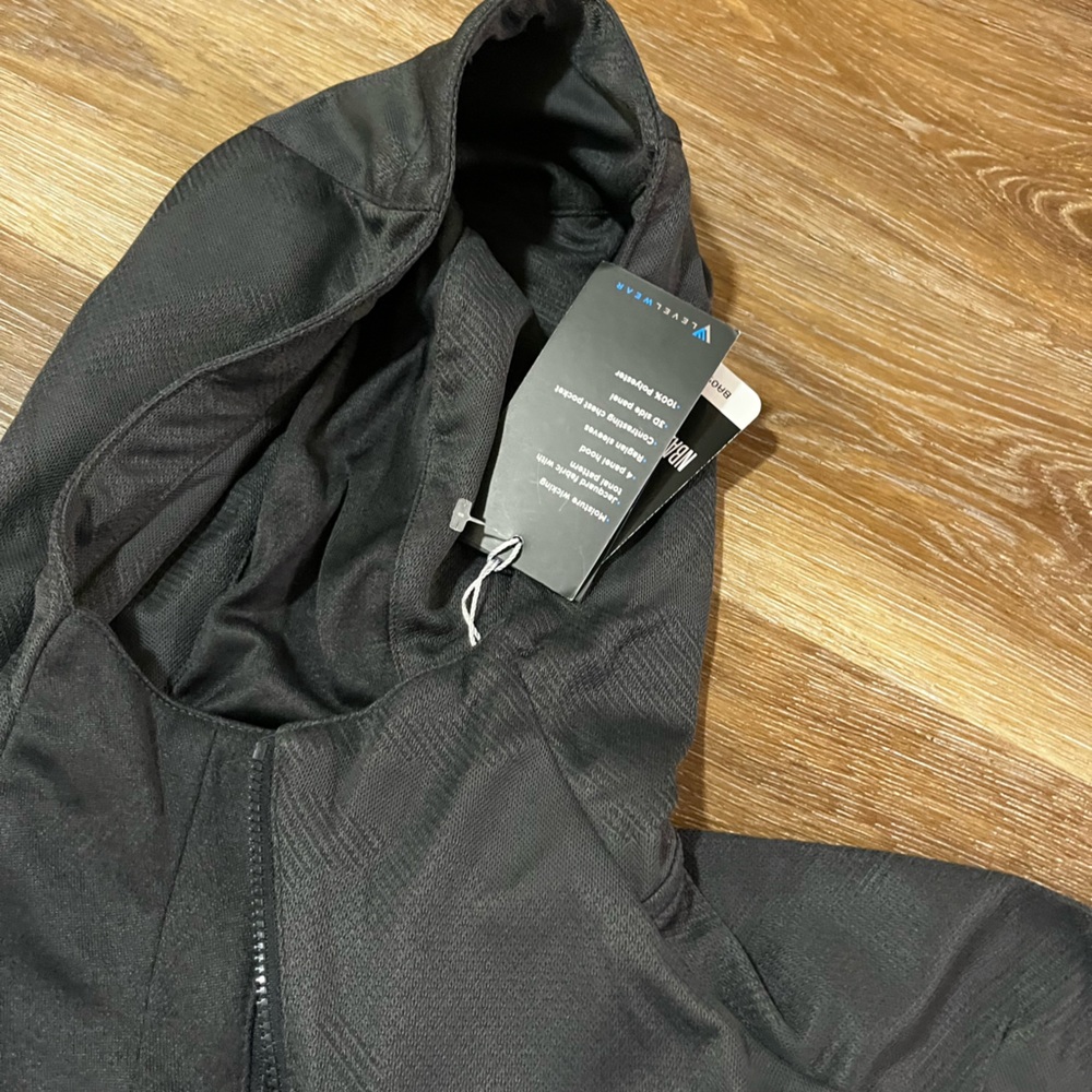 Miami Heat Levelwear Fuze Hoodie Mens Medium Black NBA Athletic Pullover NWT - Picture 7 of 12